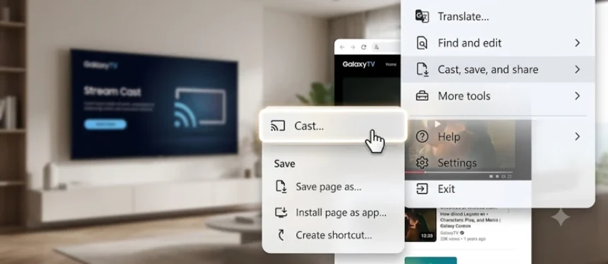 browser cast